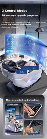 4D Zero Gravity Full Body Airbag Massage Chair - HEALTHFOREVER - Sleep Galleria