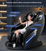 4D Zero - Gravity Shiatsu Heat Airbag Full Body Massage Chair - HEALTHFOREVER - Sleep Galleria