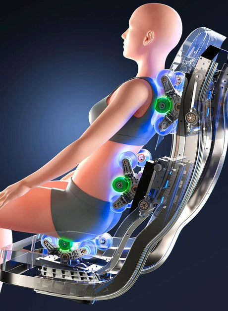 4D Zero - Gravity Shiatsu Heat Airbag Full Body Massage Chair - HEALTHFOREVER - Sleep Galleria