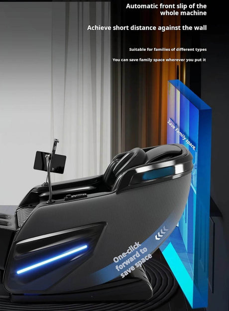 4D Zero - Gravity Shiatsu Heat Airbag Full Body Massage Chair - HEALTHFOREVER - Sleep Galleria
