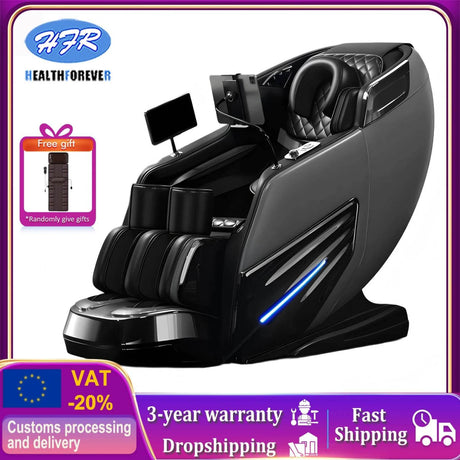 4D Zero - Gravity Shiatsu Heat Airbag Full Body Massage Chair - HEALTHFOREVER - Sleep Galleria