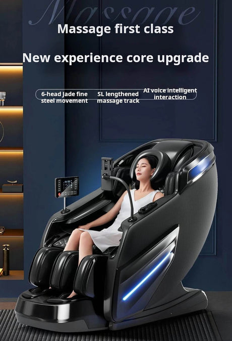 4D Zero - Gravity Shiatsu Heat Airbag Full Body Massage Chair - HEALTHFOREVER - Sleep Galleria