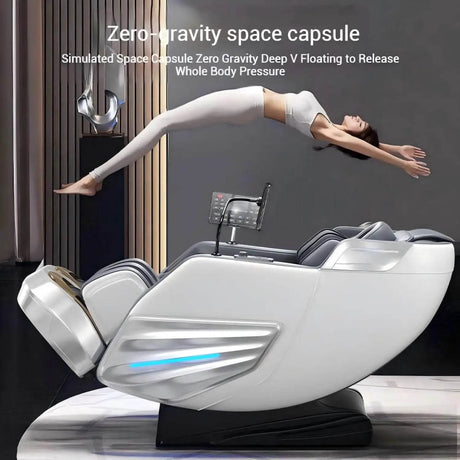 4D Zero - Gravity Shiatsu Heat Airbag Full Body Massage Chair - HEALTHFOREVER - Sleep Galleria