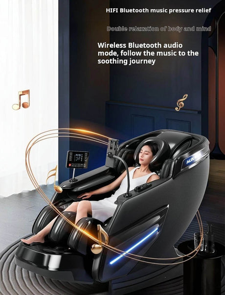 4D Zero - Gravity Shiatsu Heat Airbag Full Body Massage Chair - HEALTHFOREVER - Sleep Galleria