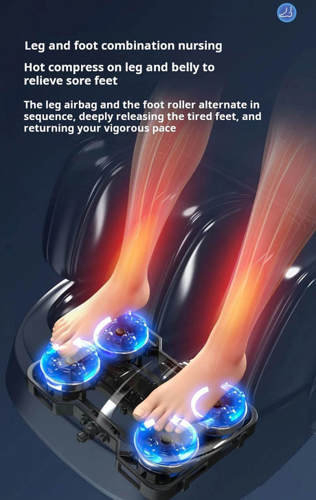 4D Zero - Gravity Shiatsu Heat Airbag Full Body Massage Chair - HEALTHFOREVER - Sleep Galleria