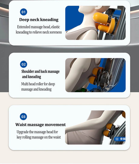 Zero - Gravity Full Body Multifunction Bluetooth Massage Chair - HEALTHFOREVER - Sleep Galleria