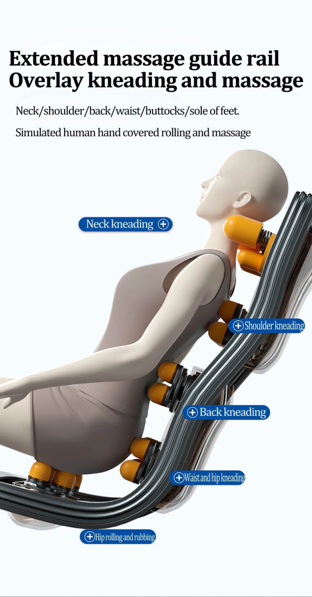 Zero - Gravity Full Body Multifunction Bluetooth Massage Chair - HEALTHFOREVER - Sleep Galleria