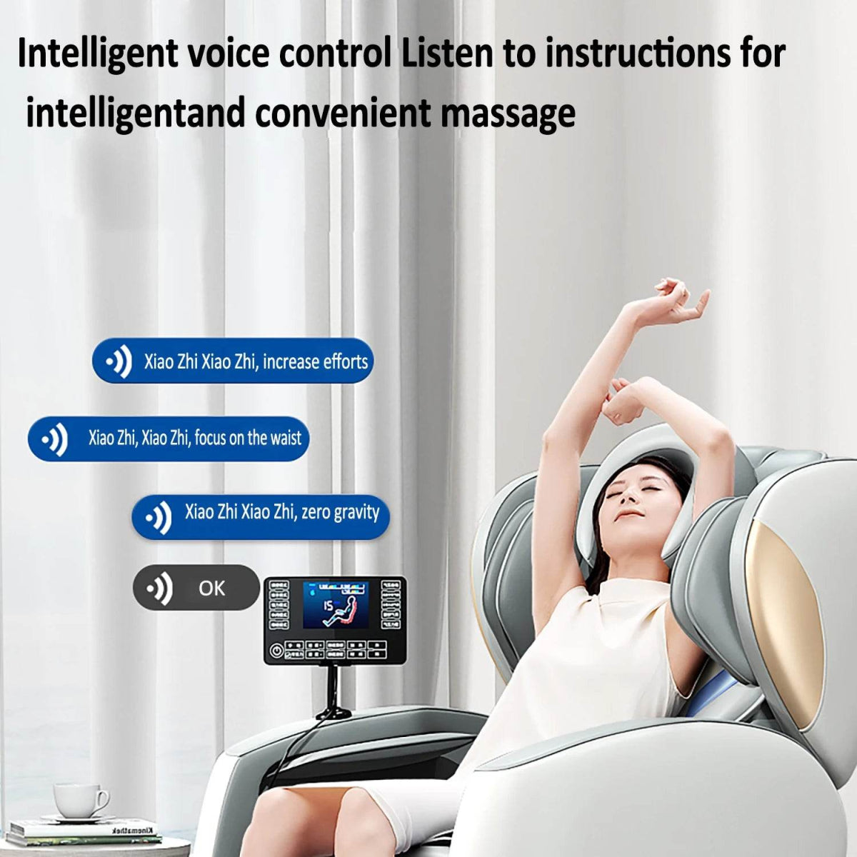 Zero - Gravity Full Body Multifunction Bluetooth Massage Chair - HEALTHFOREVER - Sleep Galleria