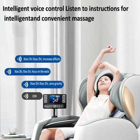 Zero - Gravity Full Body Multifunction Bluetooth Massage Chair - HEALTHFOREVER - Sleep Galleria