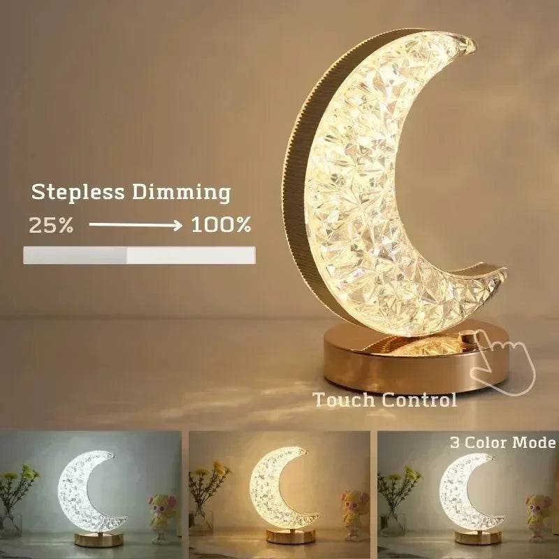 LED Moon Star Tree Topper with Multi - Mode Lighting - Heinast - Sleep Galleria