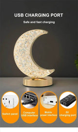LED Moon Star Tree Topper with Multi - Mode Lighting - Heinast - Sleep Galleria