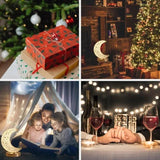 LED Moon Star Tree Topper with Multi - Mode Lighting - Heinast - Sleep Galleria