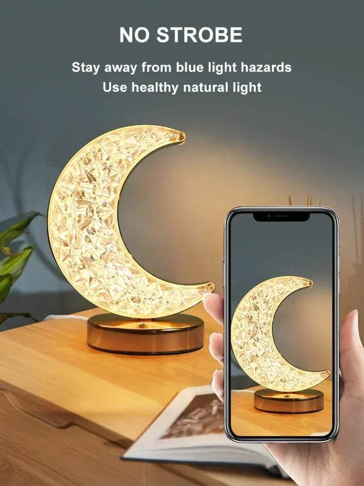 LED Moon Star Tree Topper with Multi - Mode Lighting - Heinast - Sleep Galleria