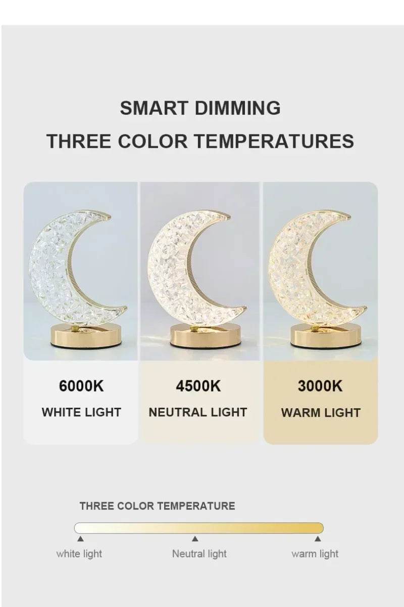 LED Moon Star Tree Topper with Multi - Mode Lighting - Heinast - Sleep Galleria