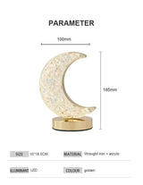 LED Moon Star Tree Topper with Multi - Mode Lighting - Heinast - Sleep Galleria