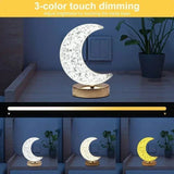 LED Moon Star Tree Topper with Multi - Mode Lighting - Heinast - Sleep Galleria
