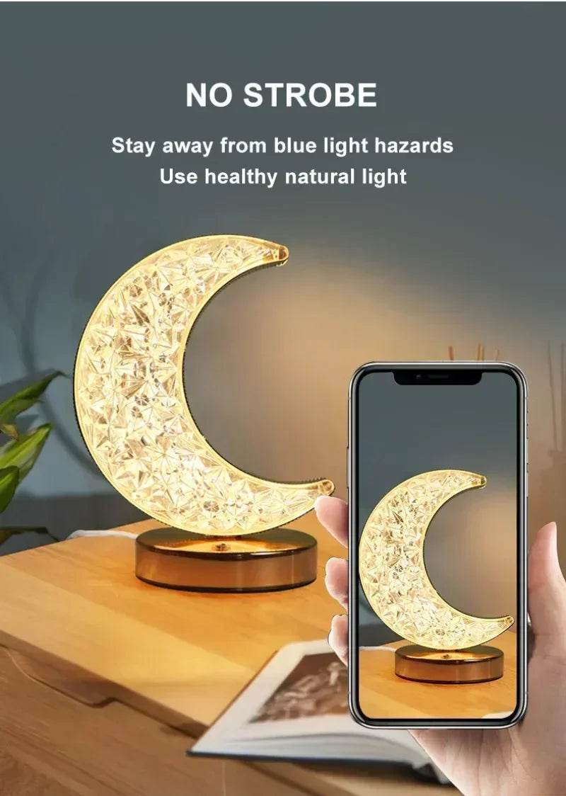 LED Moon Star Tree Topper with Multi - Mode Lighting - Heinast - Sleep Galleria