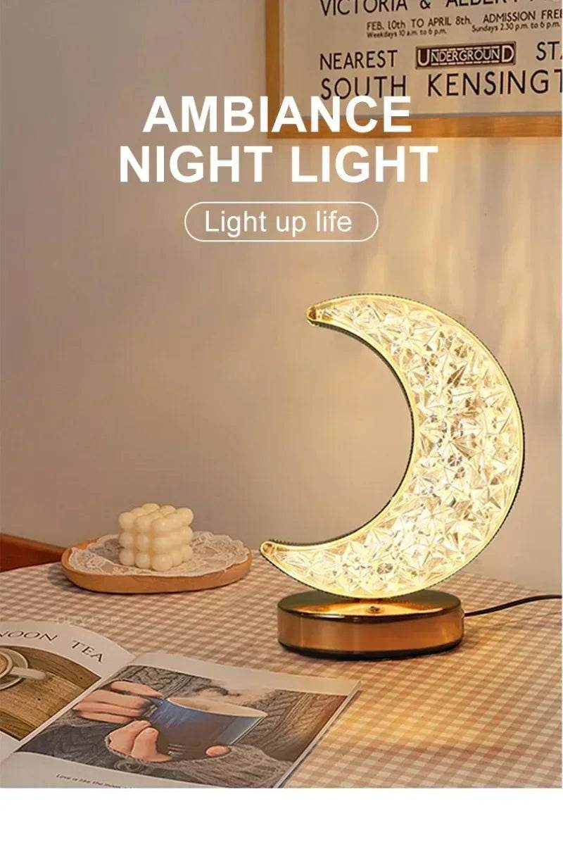 LED Moon Star Tree Topper with Multi - Mode Lighting - Heinast - Sleep Galleria