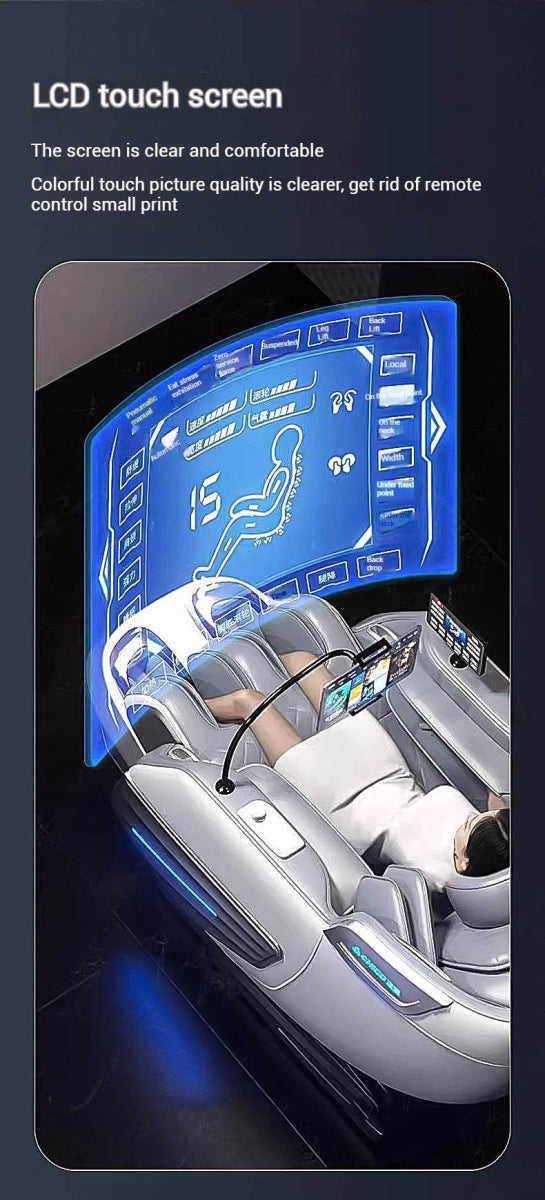 4D Zero Gravity Full Body Shiatsu Massage Chair - Sleep Galleria