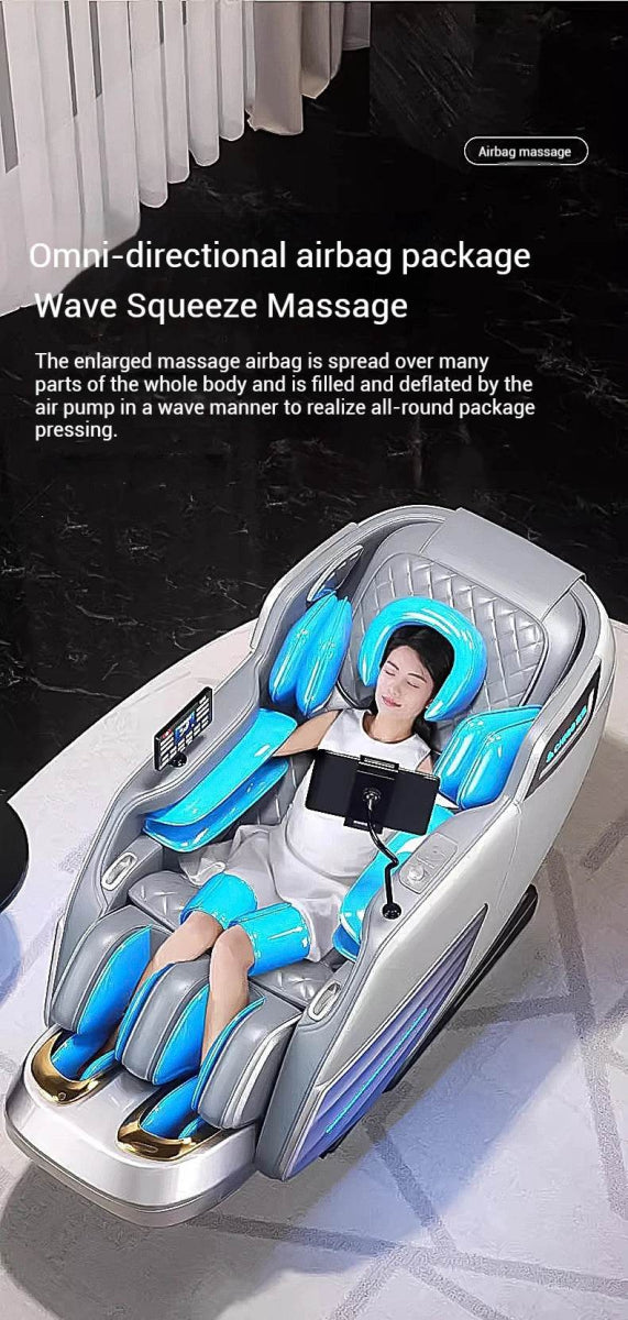 4D Zero Gravity Full Body Shiatsu Massage Chair - Sleep Galleria