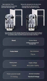4D Zero Gravity Full Body Shiatsu Massage Chair - Sleep Galleria