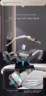 4D Zero Gravity Full Body Shiatsu Massage Chair - Sleep Galleria