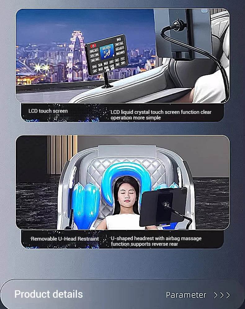 4D Zero Gravity Full Body Shiatsu Massage Chair - Sleep Galleria