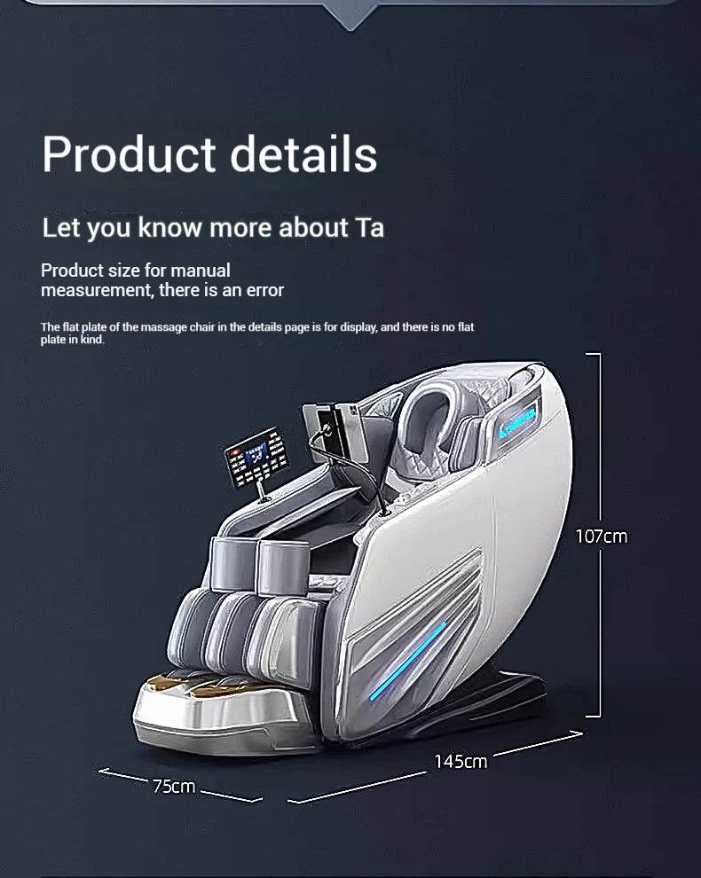4D Zero Gravity Full Body Shiatsu Massage Chair - Sleep Galleria