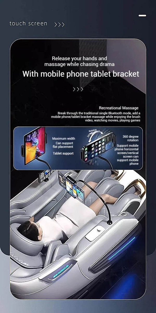 4D Zero Gravity Full Body Shiatsu Massage Chair - Sleep Galleria