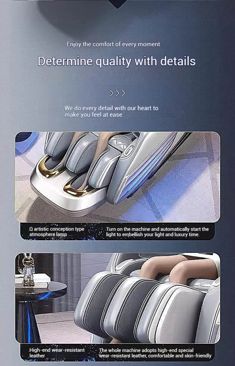 4D Zero Gravity Full Body Shiatsu Massage Chair - Sleep Galleria