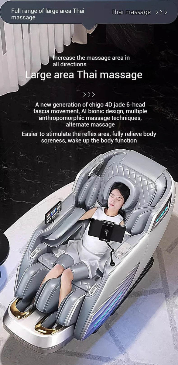 4D Zero Gravity Full Body Shiatsu Massage Chair - Sleep Galleria