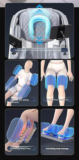 4D Zero Gravity Full Body Shiatsu Massage Chair - Sleep Galleria