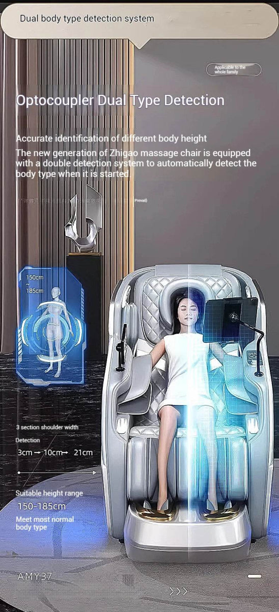 4D Zero Gravity Full Body Shiatsu Massage Chair - Sleep Galleria
