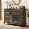 Modern Farmhouse 9-Drawer Wood Rustic Bedroom Dresser - Sleep Galleria