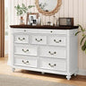 Modern Farmhouse 9-Drawer Wood Rustic Bedroom Dresser - Sleep Galleria