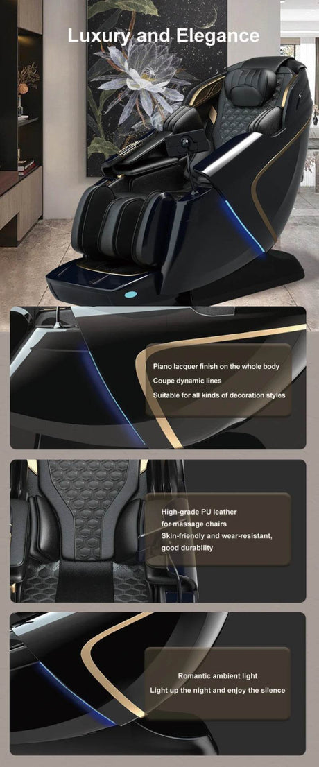 5D Zero Gravity Full Body Kneading Massage Chair - HIMOUTA - Sleep Galleria