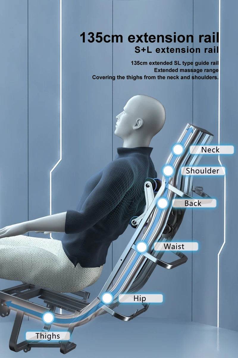 5D Zero Gravity Full Body Kneading Massage Chair - HIMOUTA - Sleep Galleria