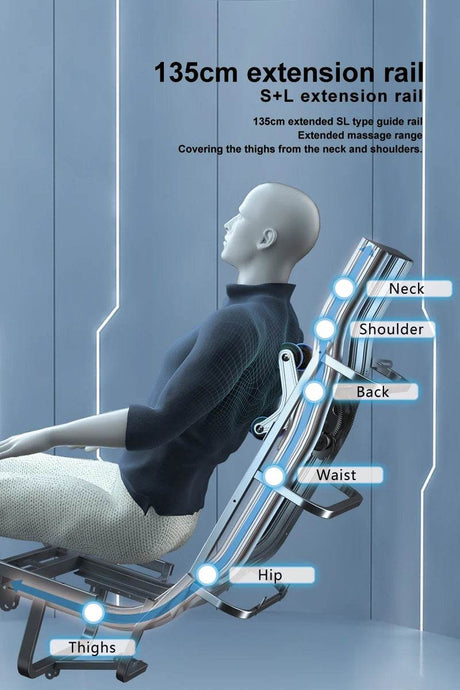 5D Zero Gravity Full Body Kneading Massage Chair - HIMOUTA - Sleep Galleria
