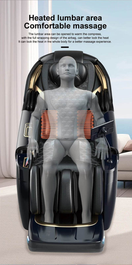 5D Zero Gravity Full Body Kneading Massage Chair - HIMOUTA - Sleep Galleria