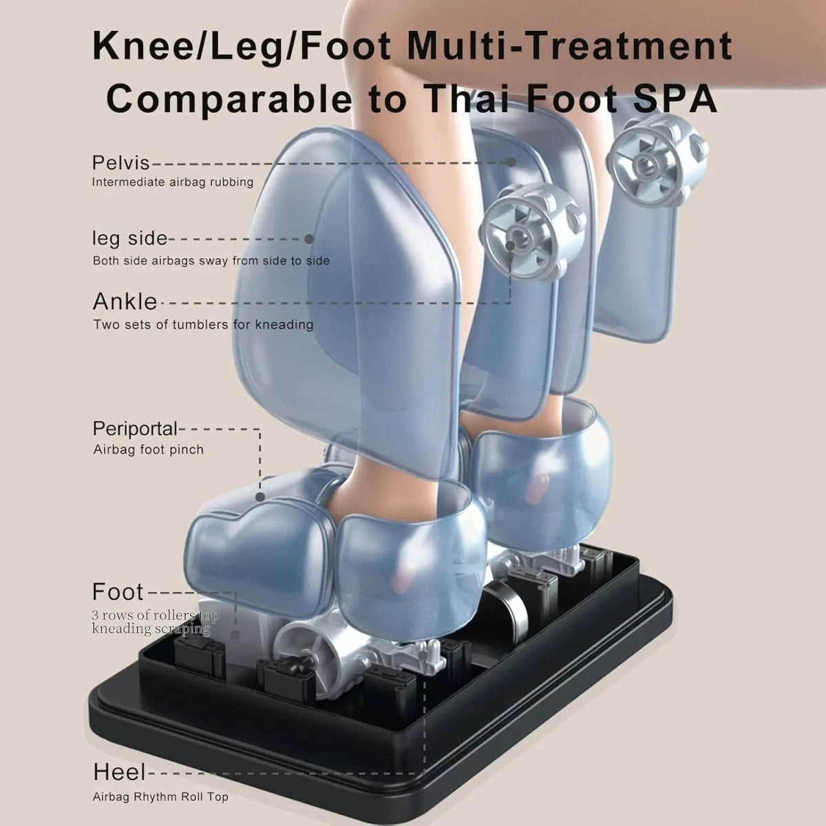 5D Zero Gravity Full Body Kneading Massage Chair - HIMOUTA - Sleep Galleria