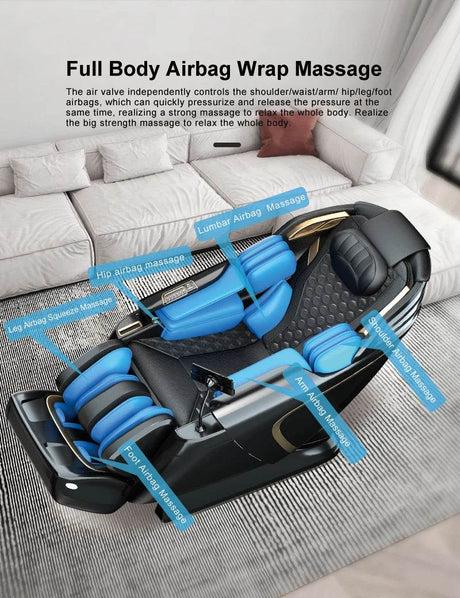 5D Zero Gravity Full Body Kneading Massage Chair - HIMOUTA - Sleep Galleria