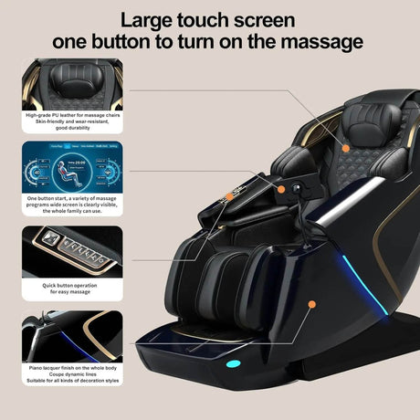 5D Zero Gravity Full Body Kneading Massage Chair - HIMOUTA - Sleep Galleria