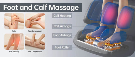Full Body Shiatsu Zero Gravity Heated Massage Chair - HIMOUTA - Sleep Galleria
