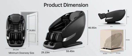 Full Body Shiatsu Zero Gravity Heated Massage Chair - HIMOUTA - Sleep Galleria