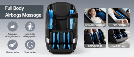 Full Body Shiatsu Zero Gravity Heated Massage Chair - HIMOUTA - Sleep Galleria