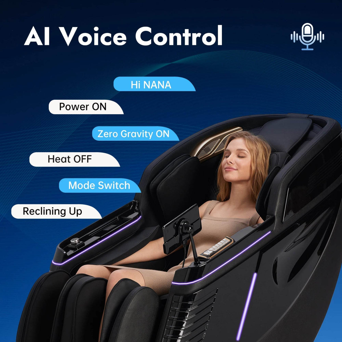 Full Body 4D Airbag Massage Chair with Yoga Stretch - Homemassa - Sleep Galleria