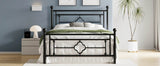 Vintage Victorian Wrought Iron Metal Platform Bed Frame - Sleep Galleria
