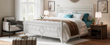 Vintage Victorian Wrought Iron Metal Platform Bed Frame - Sleep Galleria