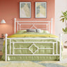 Vintage Victorian Wrought Iron Metal Platform Bed Frame - Sleep Galleria