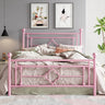Vintage Victorian Wrought Iron Metal Platform Bed Frame - Sleep Galleria
